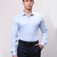 Park Avenue Men Blue Slim Fit Structure Cotton Shirts