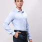 Park Avenue Men Blue Slim Fit Structure Cotton Shirts
