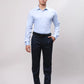 Park Avenue Men Blue Slim Fit Structure Cotton Shirts
