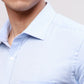 Park Avenue Men Blue Slim Fit Structure Cotton Shirts