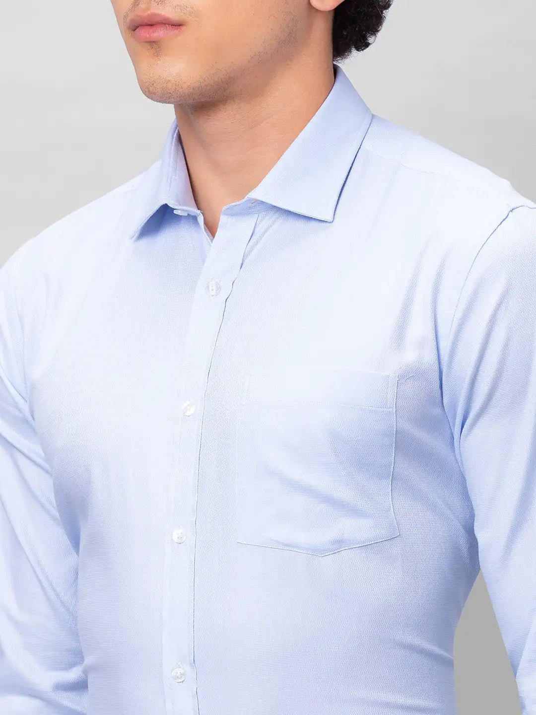 Park Avenue Men Grey Checks Slim Fit Cotton Shirts