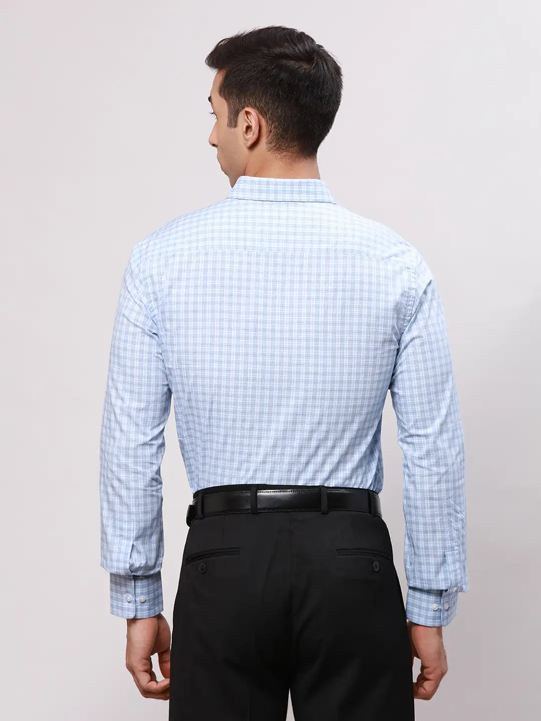 Park Avenue Men Red Slim Fit Checks Cotton Shirts