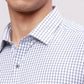 Park Avenue Men Orange Slim Fit Striped Cotton Full Sleeve Cut Away Shirt