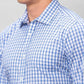 Park Avenue Men Blue Structure Slim Fit Cotton Shirts