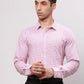 Park Avenue Men Orange Slim Fit Checks Cotton Shirts