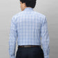 Park Avenue Men Blue Checks Slim Fit Cotton Shirts