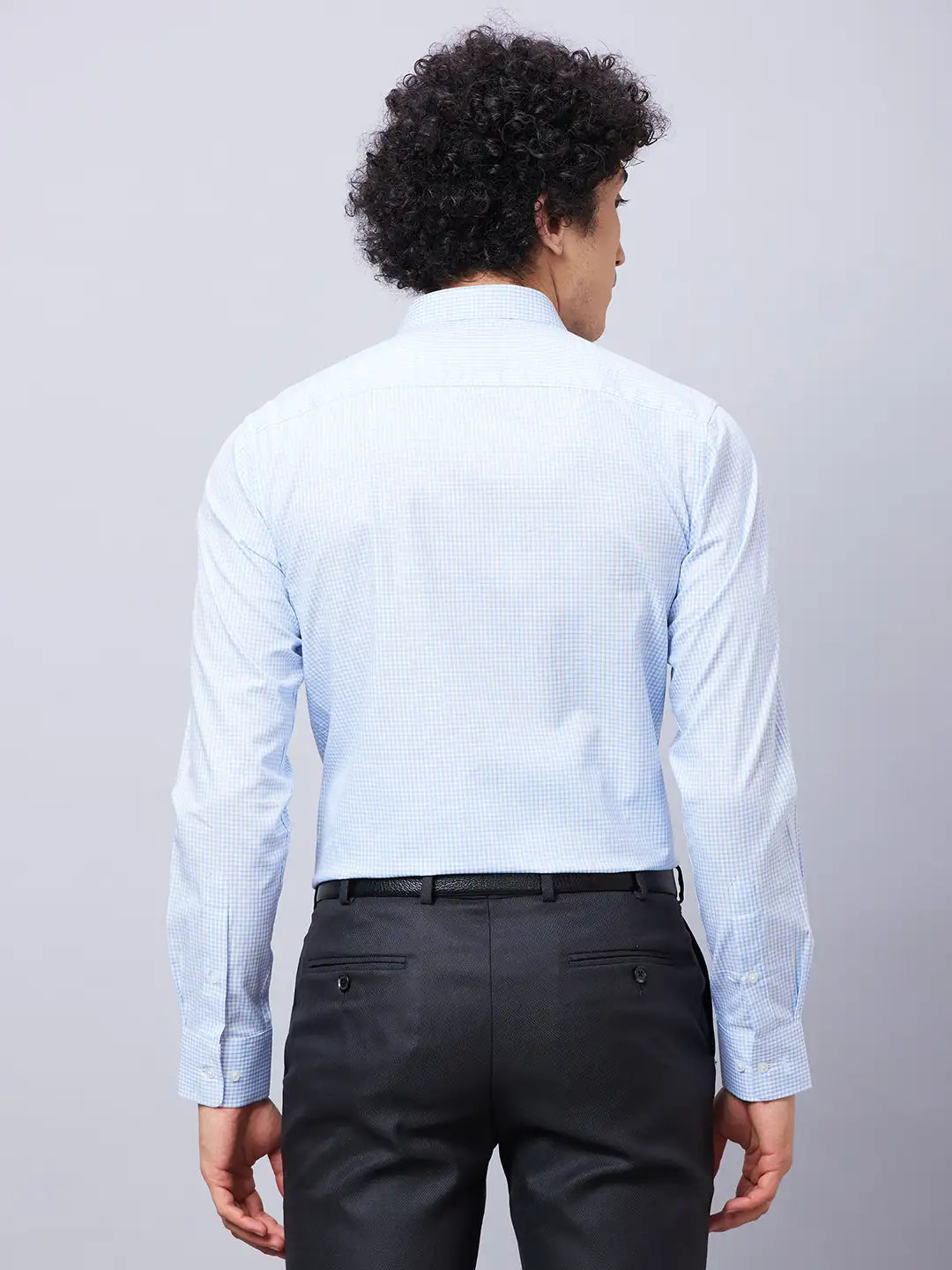 Park Avenue Men Red Checks Slim Fit Cotton Shirts