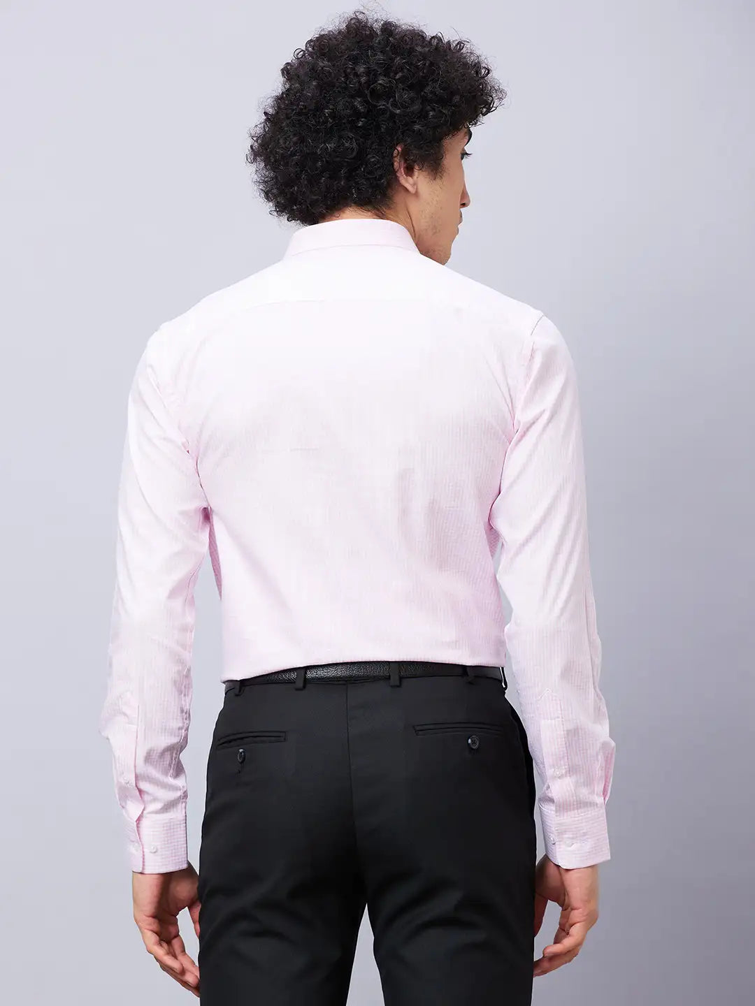 Park Avenue Men Blue Checks Slim Fit Cotton Shirts