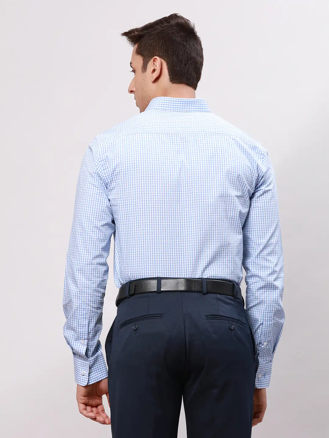 Park Avenue Men Red Slim Fit Checks Cotton Shirts