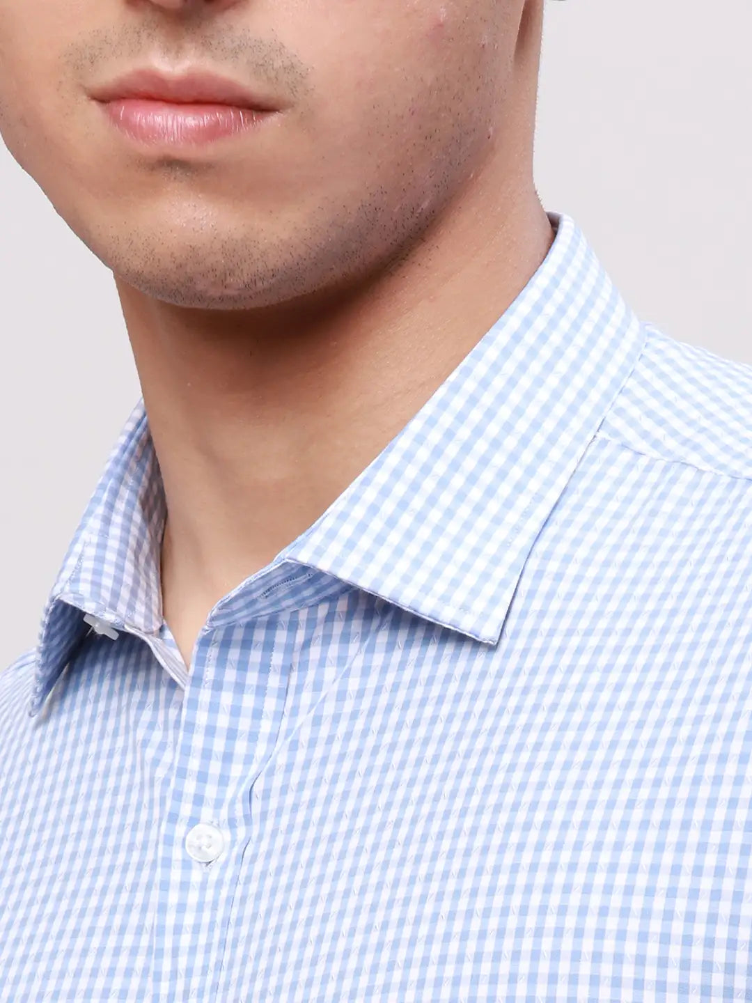 Park Avenue Men Red Slim Fit Checks Cotton Shirts