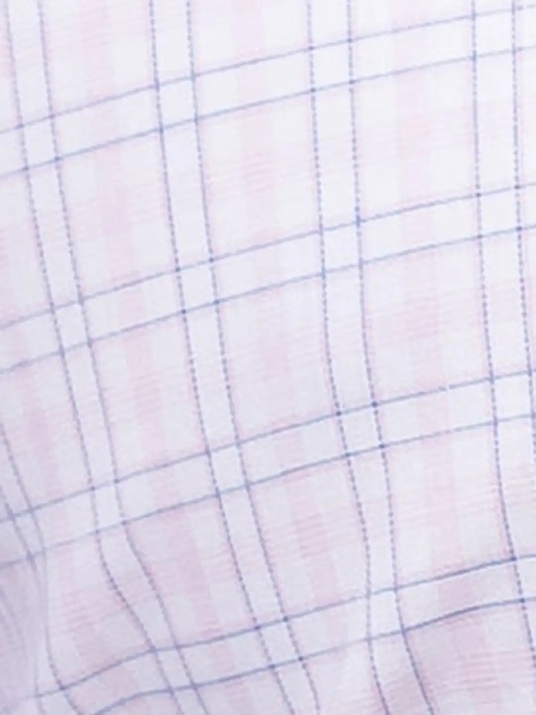 Park Avenue Men Blue Checks Slim Fit Cotton Shirt