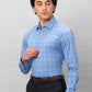 Park Avenue Men Violet Structure Slim Fit Cotton Shirt