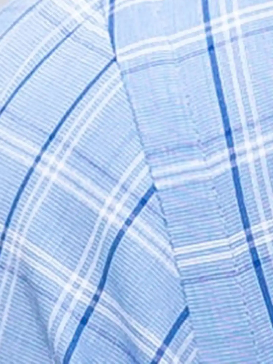 Park Avenue Men Violet Structure Slim Fit Cotton Shirt