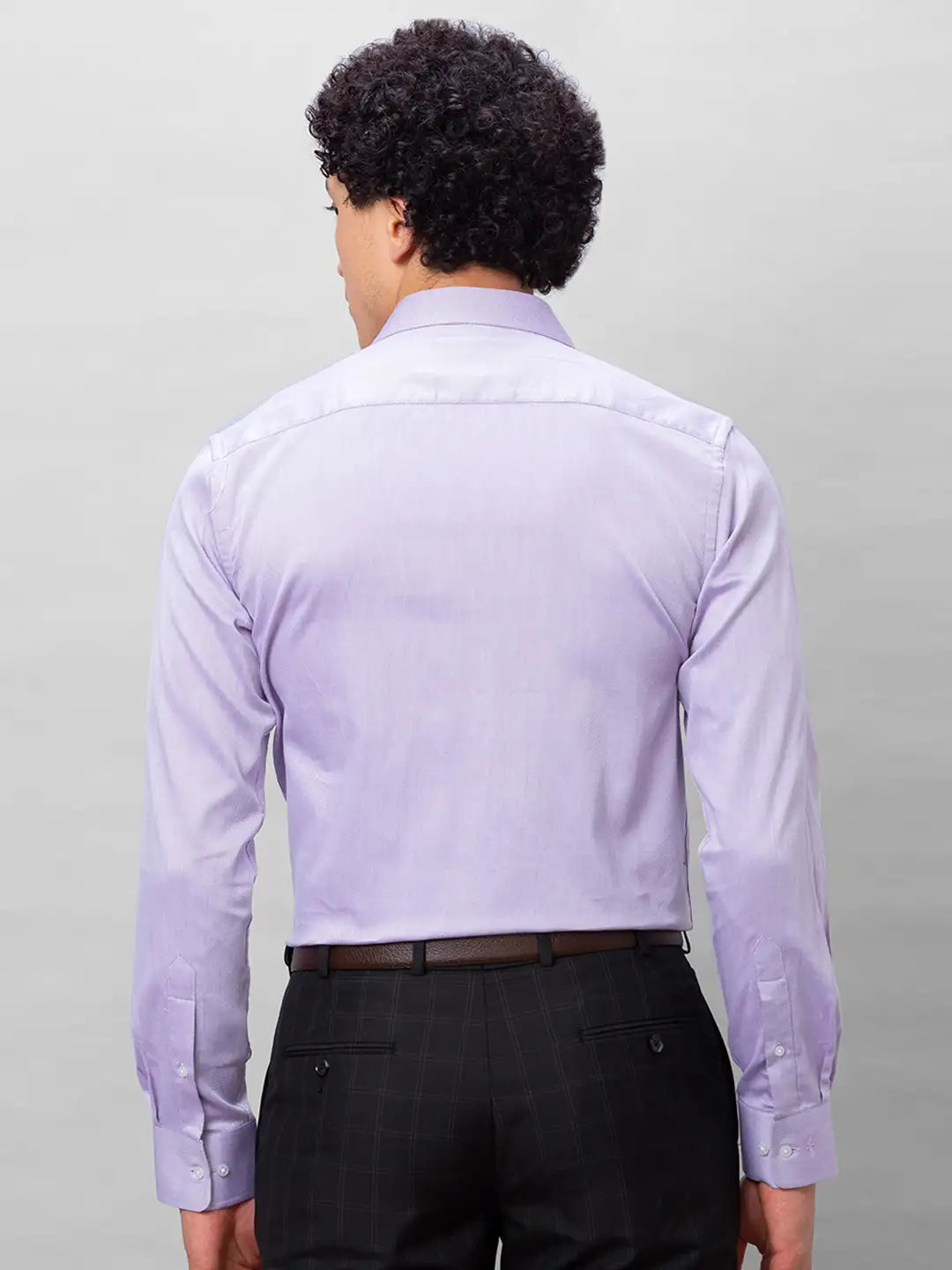 Park Avenue Men Green Structure Slim Fit Cotton Shirts