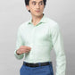 Park Avenue Men Violet Structure Slim Fit Cotton Shirts