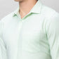 Park Avenue Men Violet Structure Slim Fit Cotton Shirts