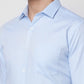 Park Avenue Men Blue Stripe Slim Fit Cotton Shirt