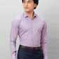 Park Avenue Men Red Checks Slim Fit Cotton Shirts
