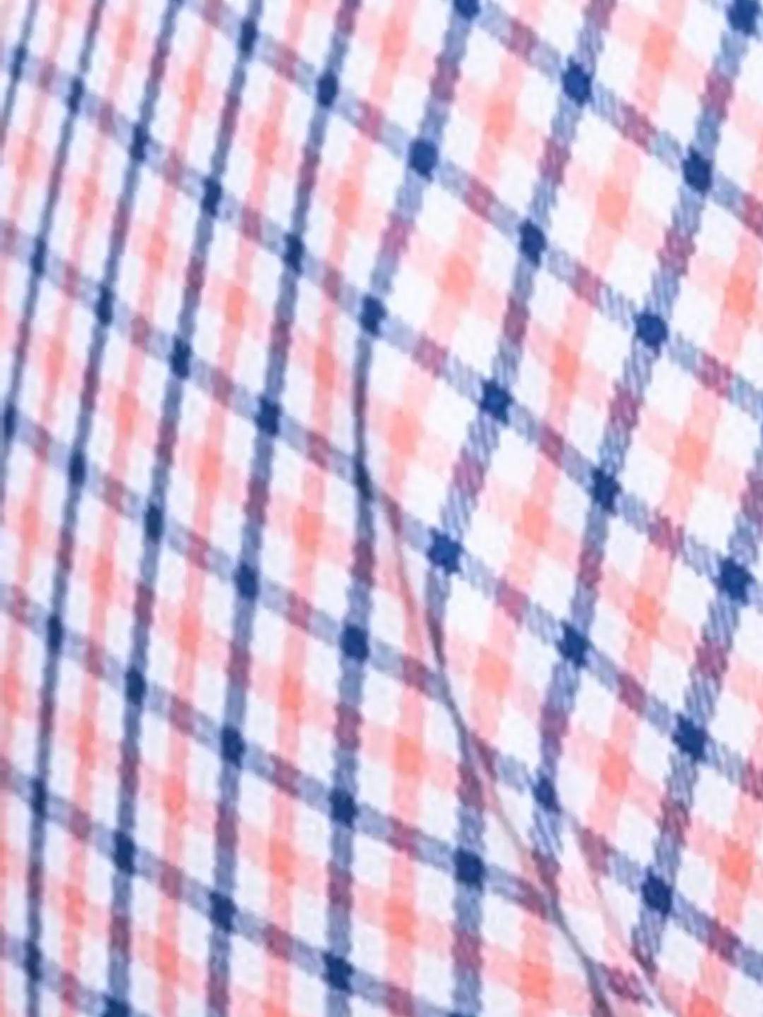 Park Avenue Men Red Checks Slim Fit Cotton Shirts