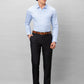 Raymond Men Blue Stripe Modern Fit Cotton T-Shirt