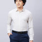 Park Avenue Men Orange Stripe Super Slim Fit Cotton Blend Shirt
