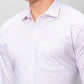 Park Avenue Men Grey Checks Slim Fit Cotton Shirts