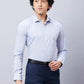 Park Avenue Men Red Stripe Super Slim Fit Cotton Blend Shirts