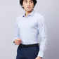 Park Avenue Men Red Stripe Super Slim Fit Cotton Blend Shirts