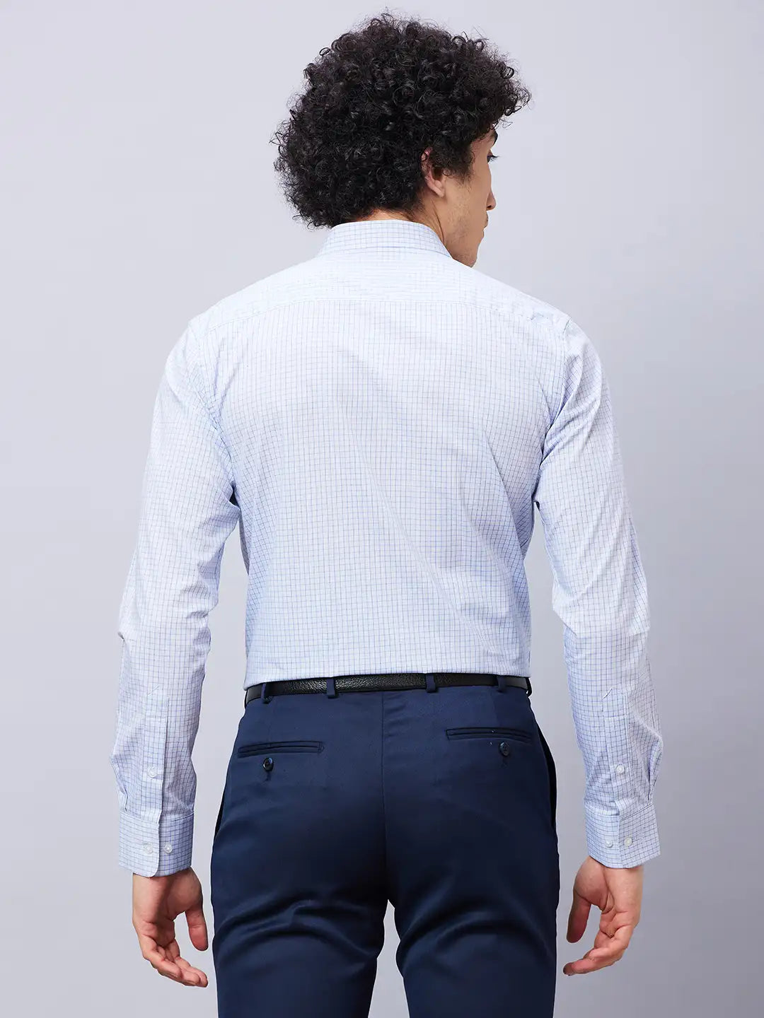 Park Avenue Men Red Stripe Super Slim Fit Cotton Blend Shirts
