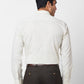 Park Avenue Men White Solid Slim Fit Cotton Blend Shirt