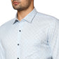 Men Slim Fit Medium Blue Shirt
