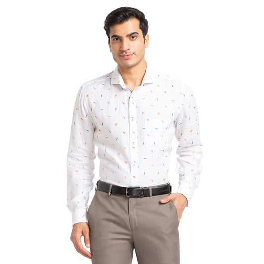 Men Regular Fit Black Shirt