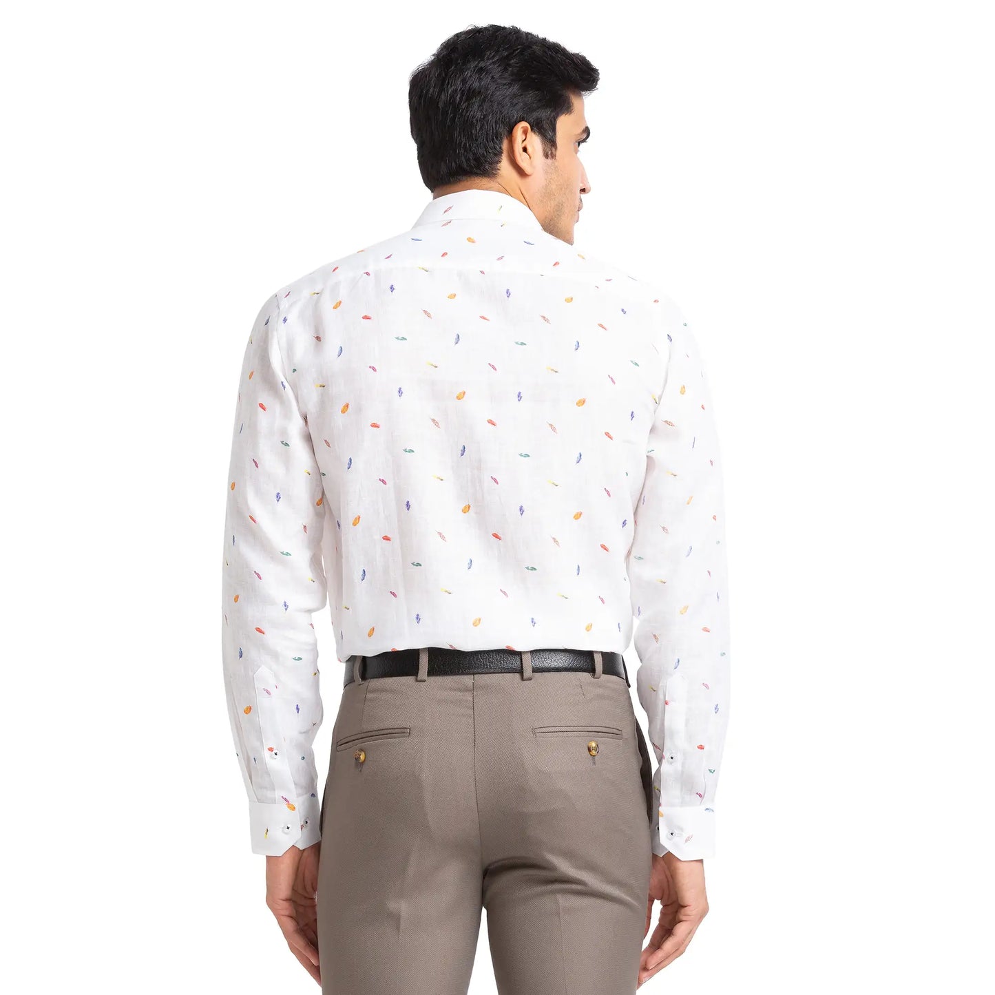 Men Regular Fit Black Shirt