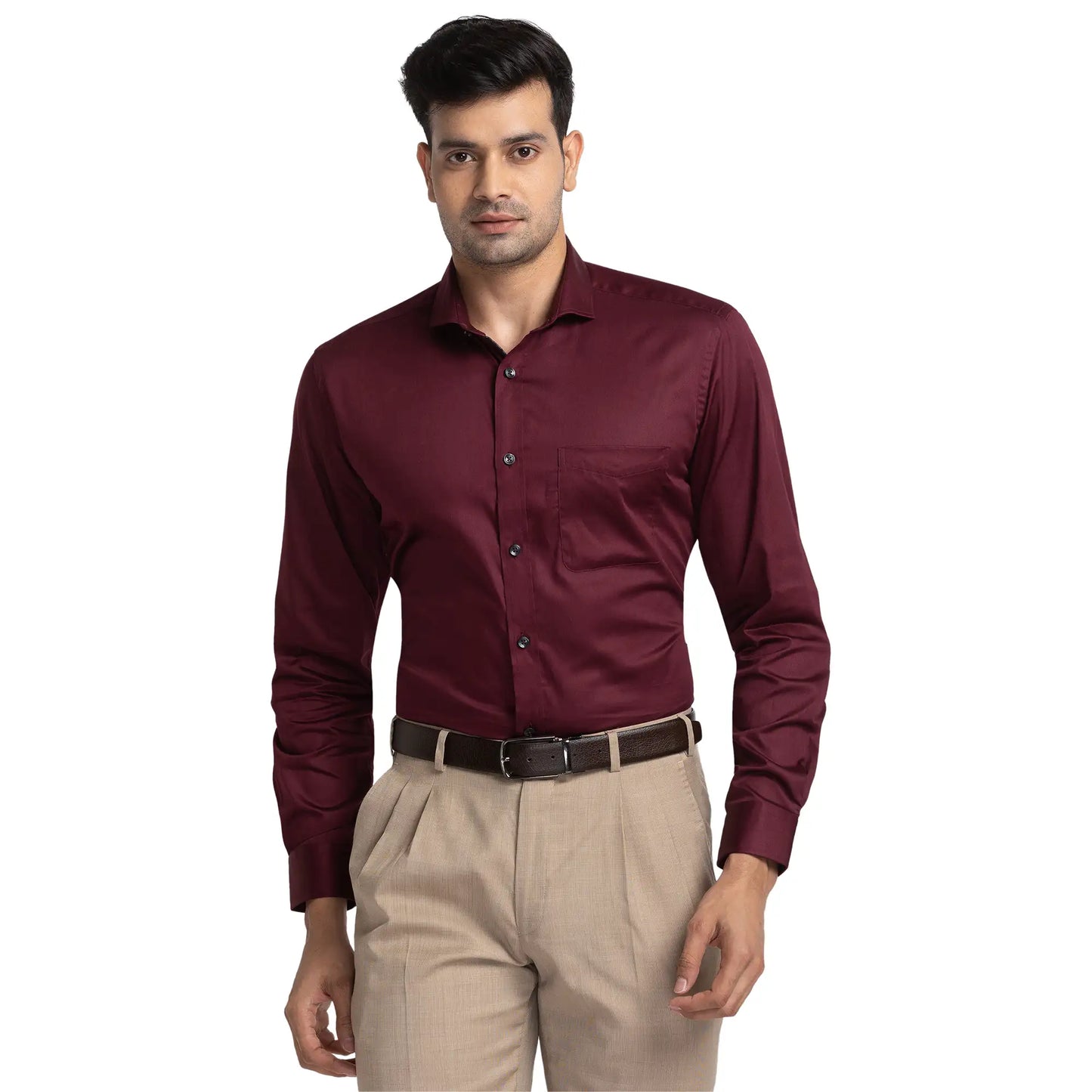 Men Slim Fit Blue Bundi