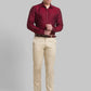 Men Super Slim Fit Grey Chinos & Trouser