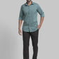 Men Super Slim Fit Blue Chinos & Trouser