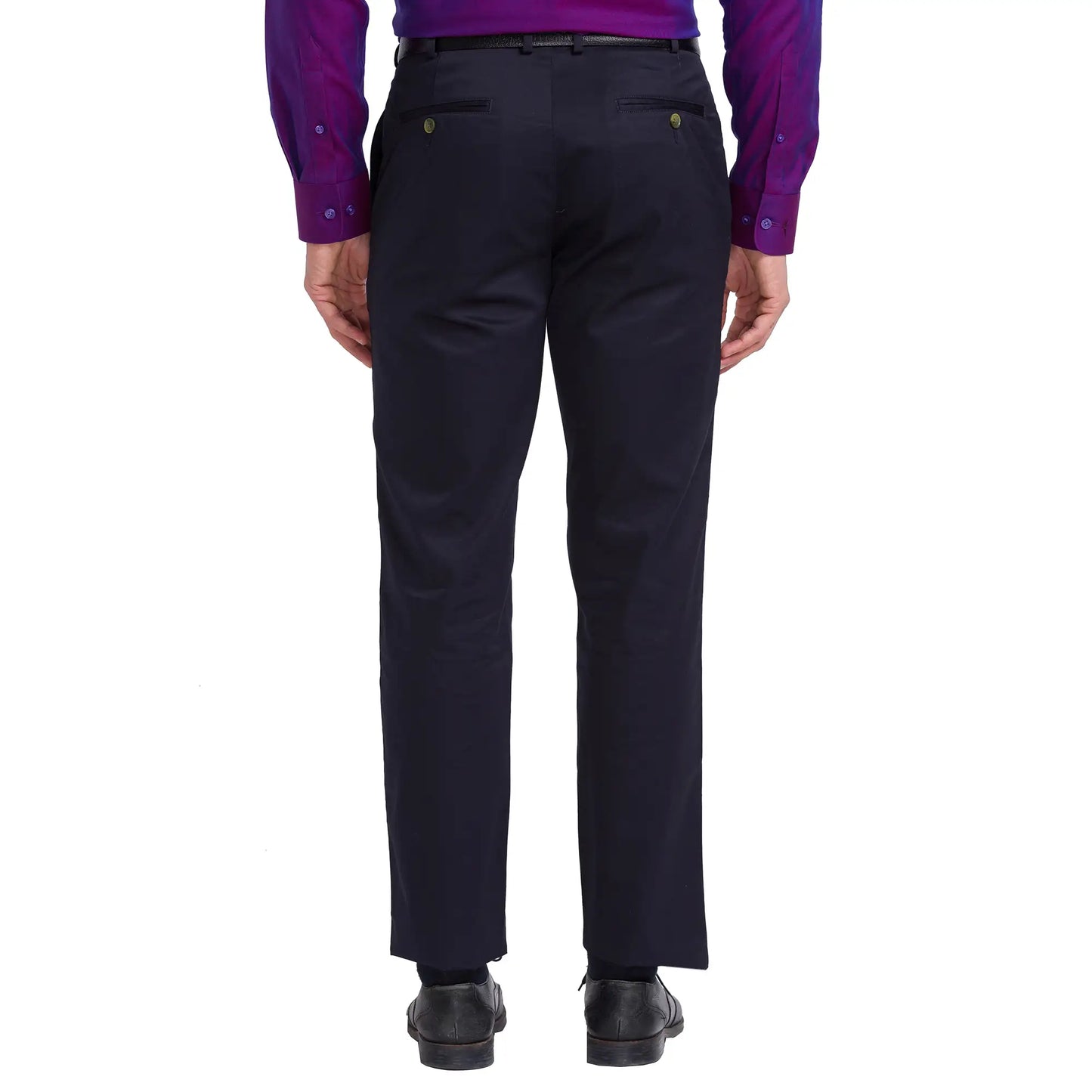 Men Slim Fit Brown Chinos