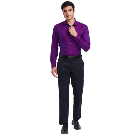 Men Slim Fit Brown Chinos