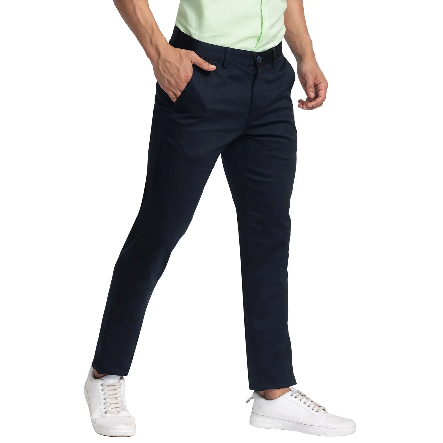Men Regular Fit Light Fawn Chinos