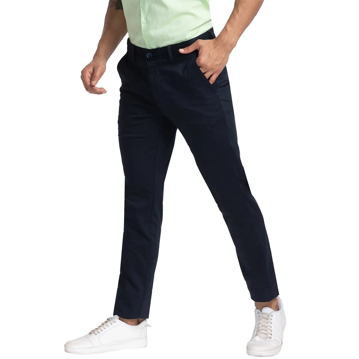 Men Regular Fit Light Fawn Chinos