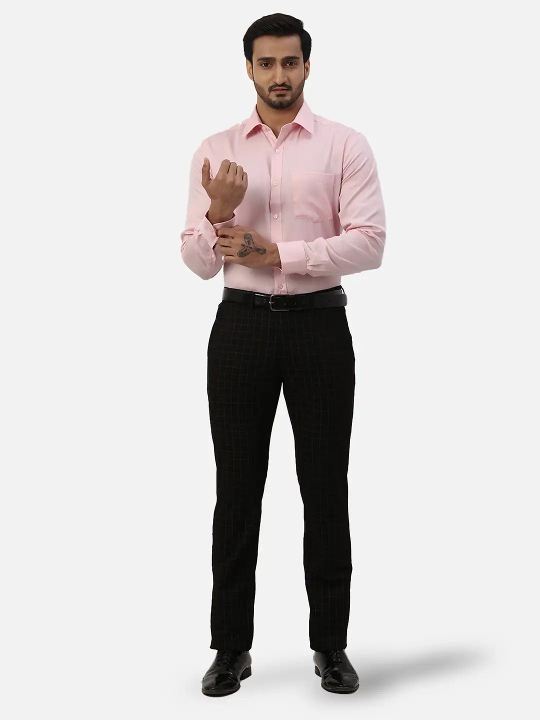 Men Classic Fit Indigo Shirt