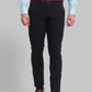 Men Regular Fit Blue Chinos & Trouser
