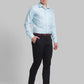 Men Regular Fit Blue Chinos & Trouser