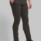 Men Super Slim Fit Blue Chinos & Trouser