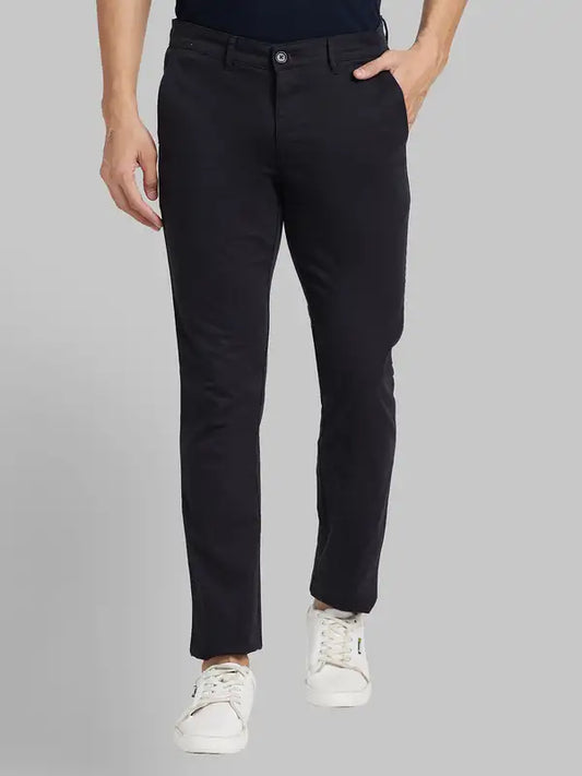 Men Regular Fit Green Chinos
