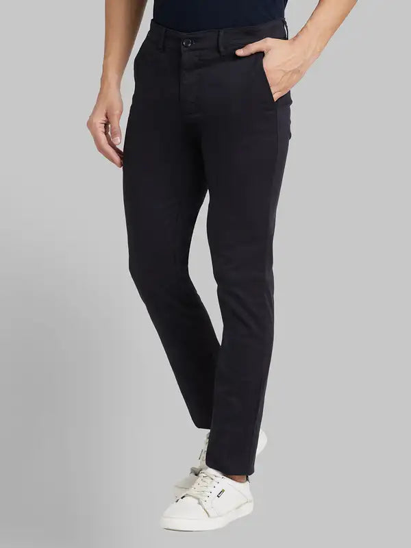 Men Regular Fit Green Chinos