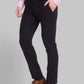 Park Avenue Men Green Solid Neo Fit Cotton Blend Trouser