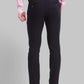 Park Avenue Men Green Solid Neo Fit Cotton Blend Trouser