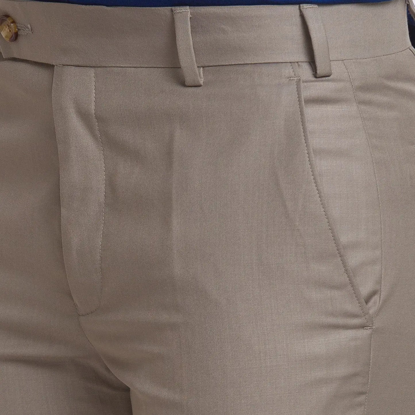 Men Slim Fit Dark Blue Trouser