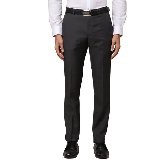 Men Super Slim Fit Blue Trouser